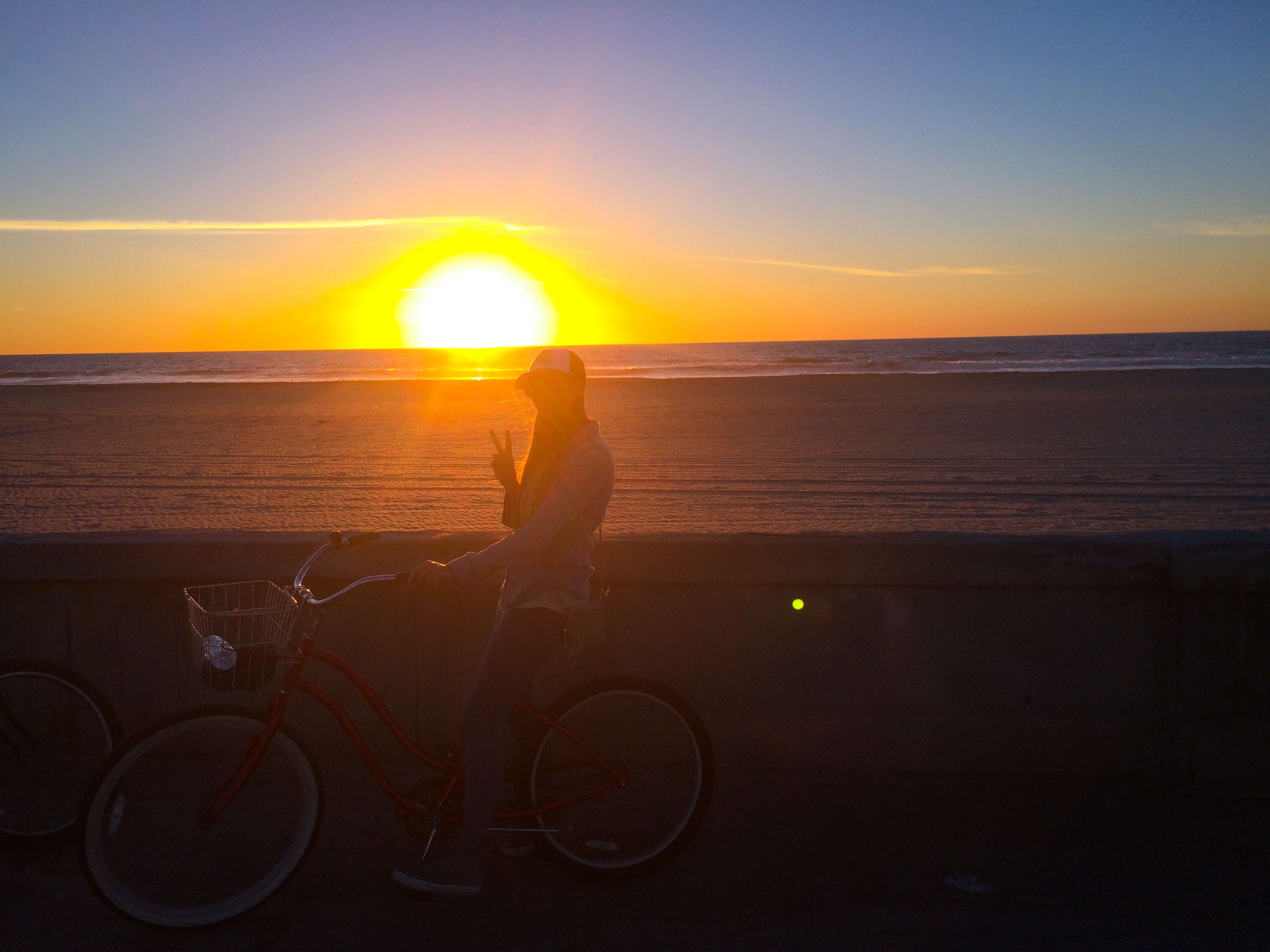 accepting grace, pacific beach sunset